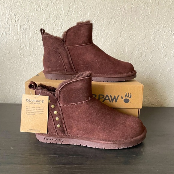 BearPaw Shoes - BEARPAW ANABELLE WIDE WALNUT BOOT